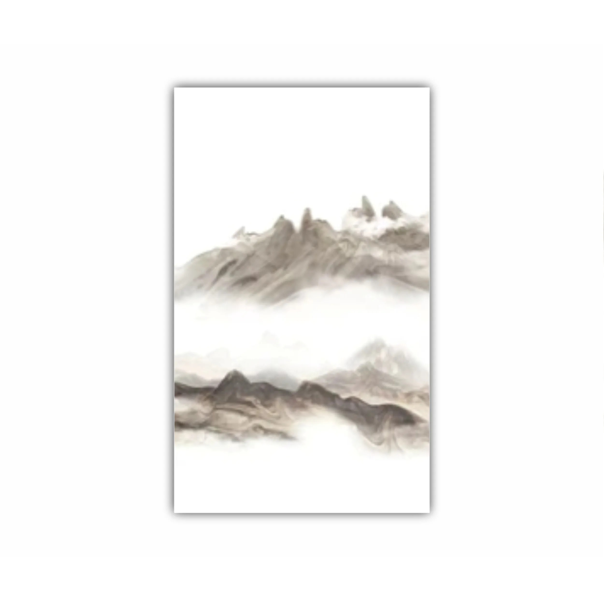 3d illustration of majestic mountain landscape