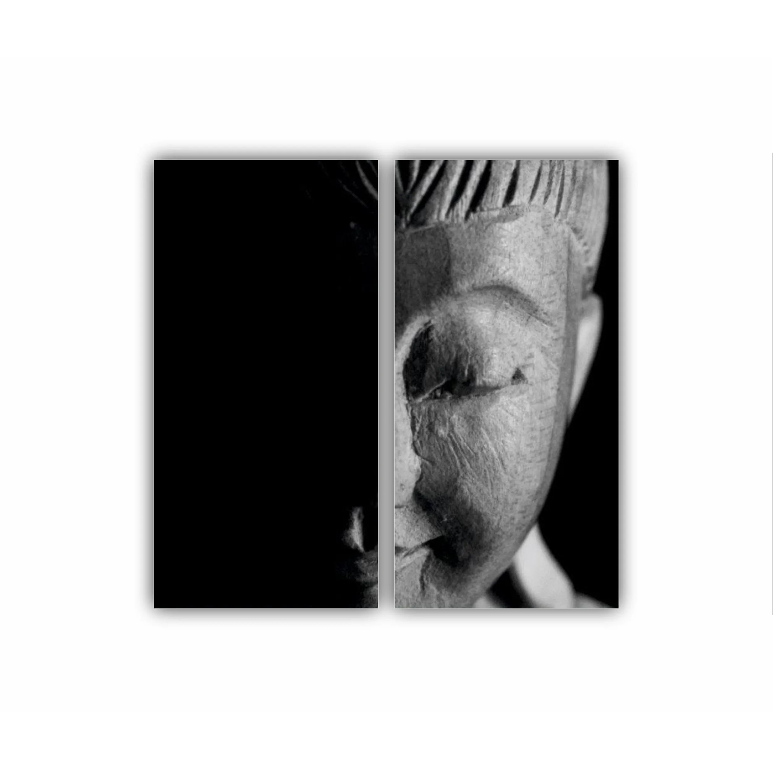 Buddha black and white