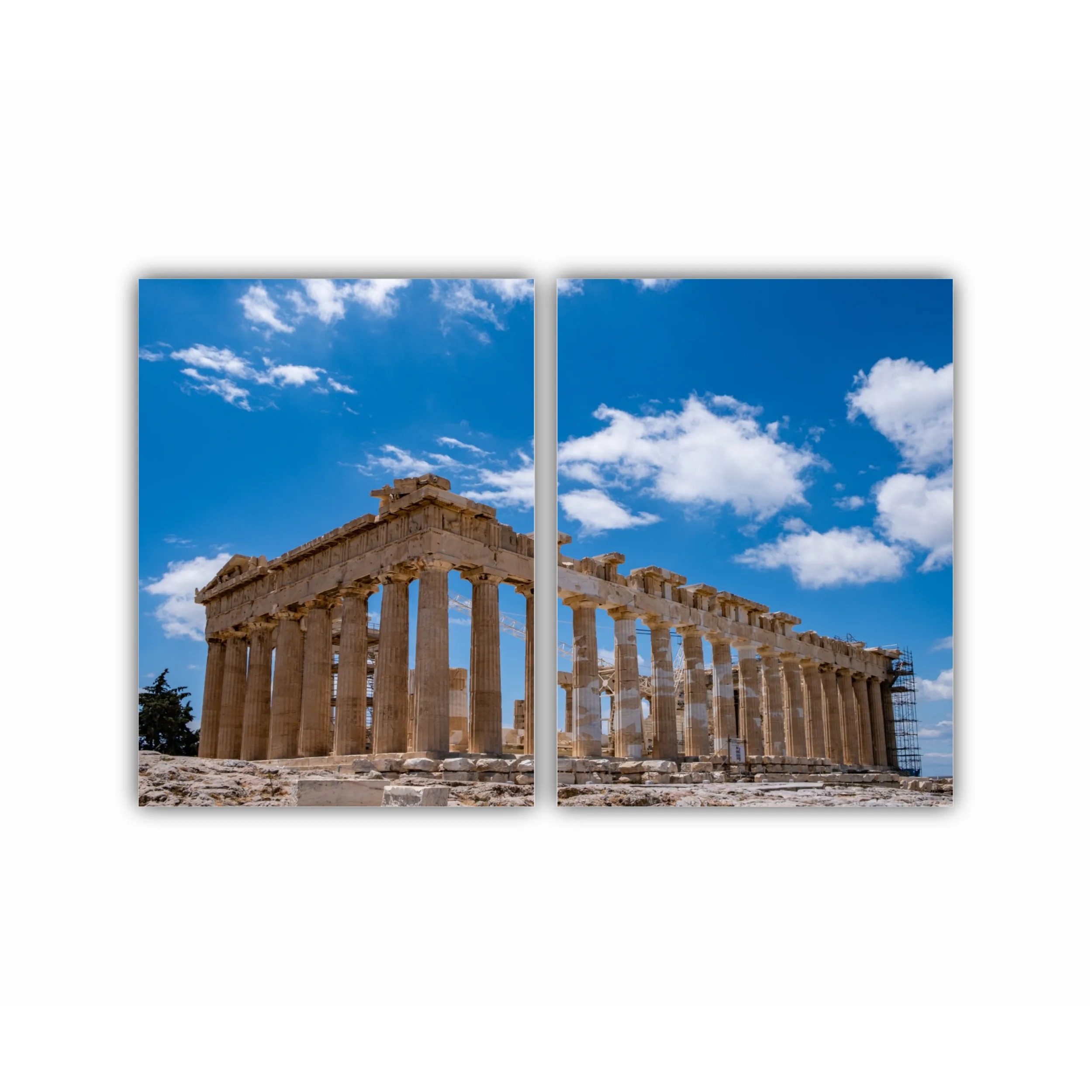 Templul Parthenon din Grecia pe acropole