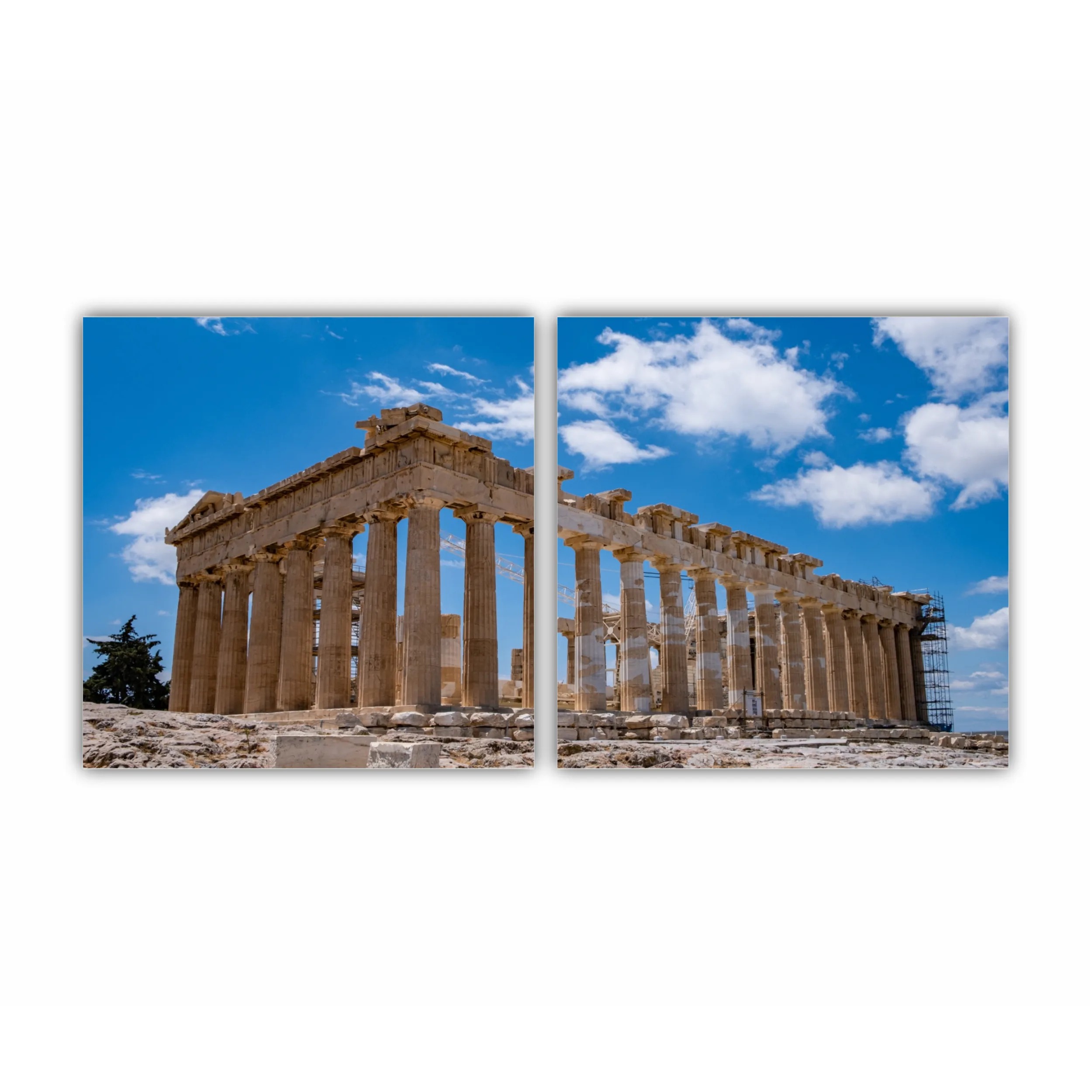 Templul Parthenon din Grecia pe acropole