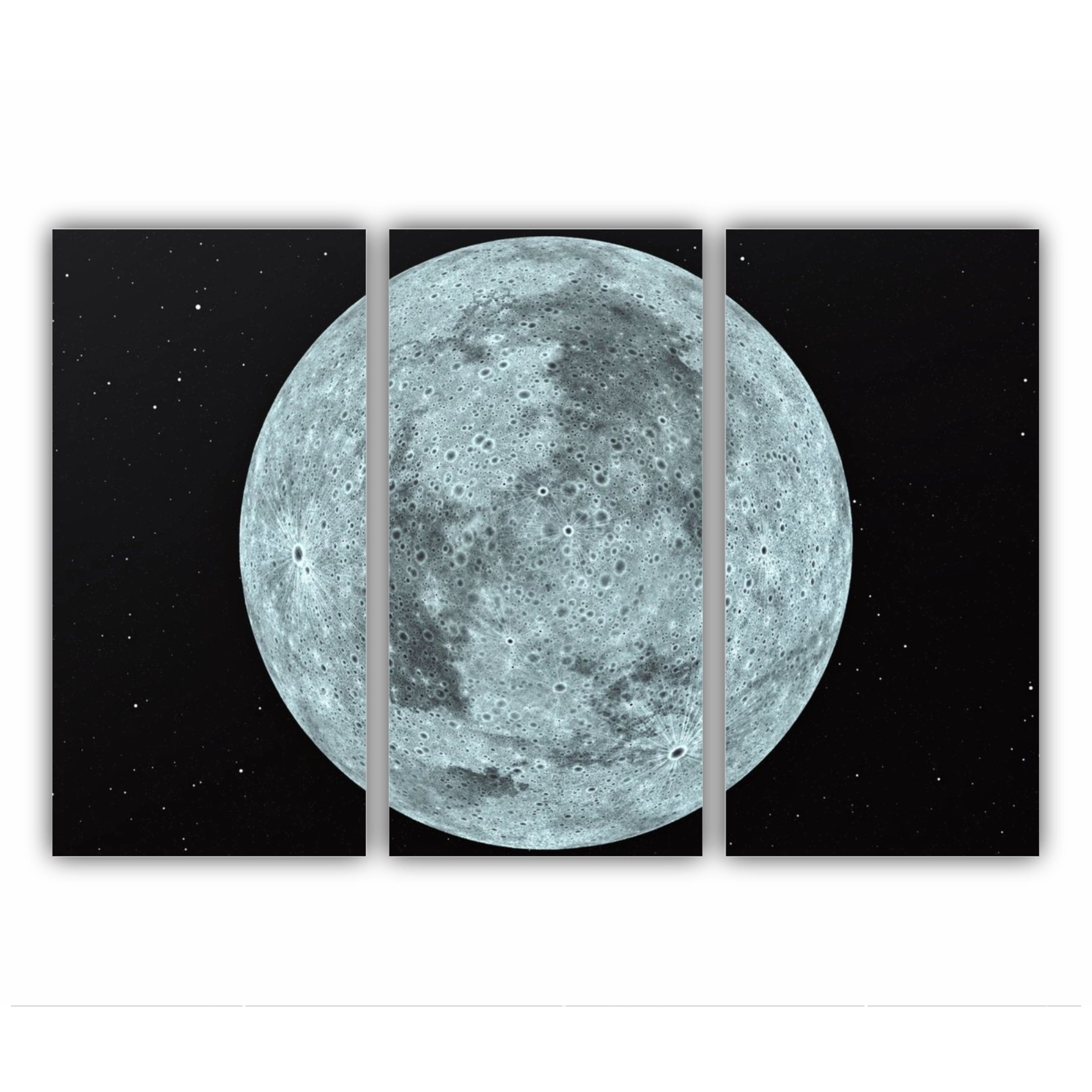 3D rendering of the moon - de ROBERTO SORIN