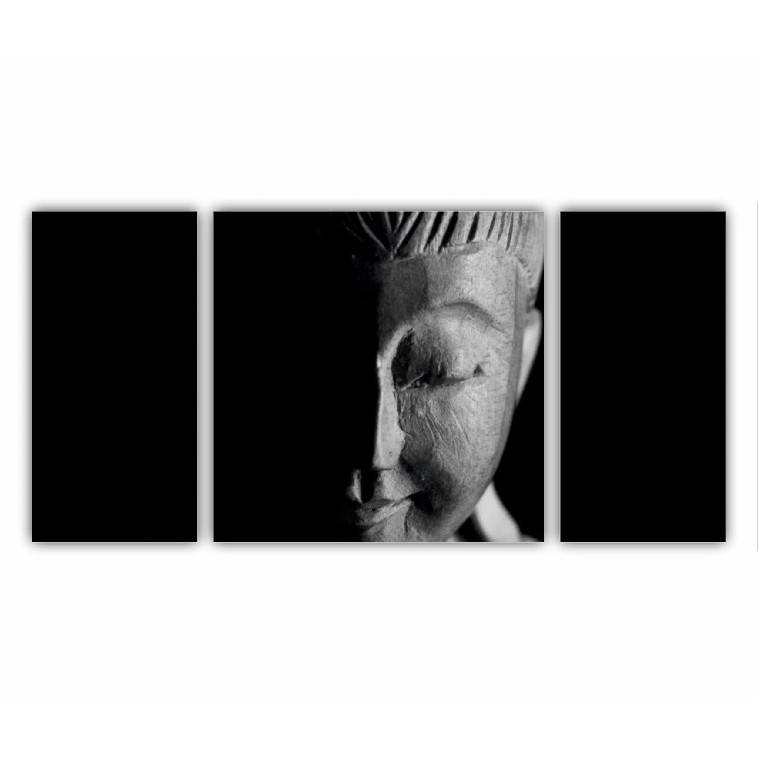 Buddha black and white