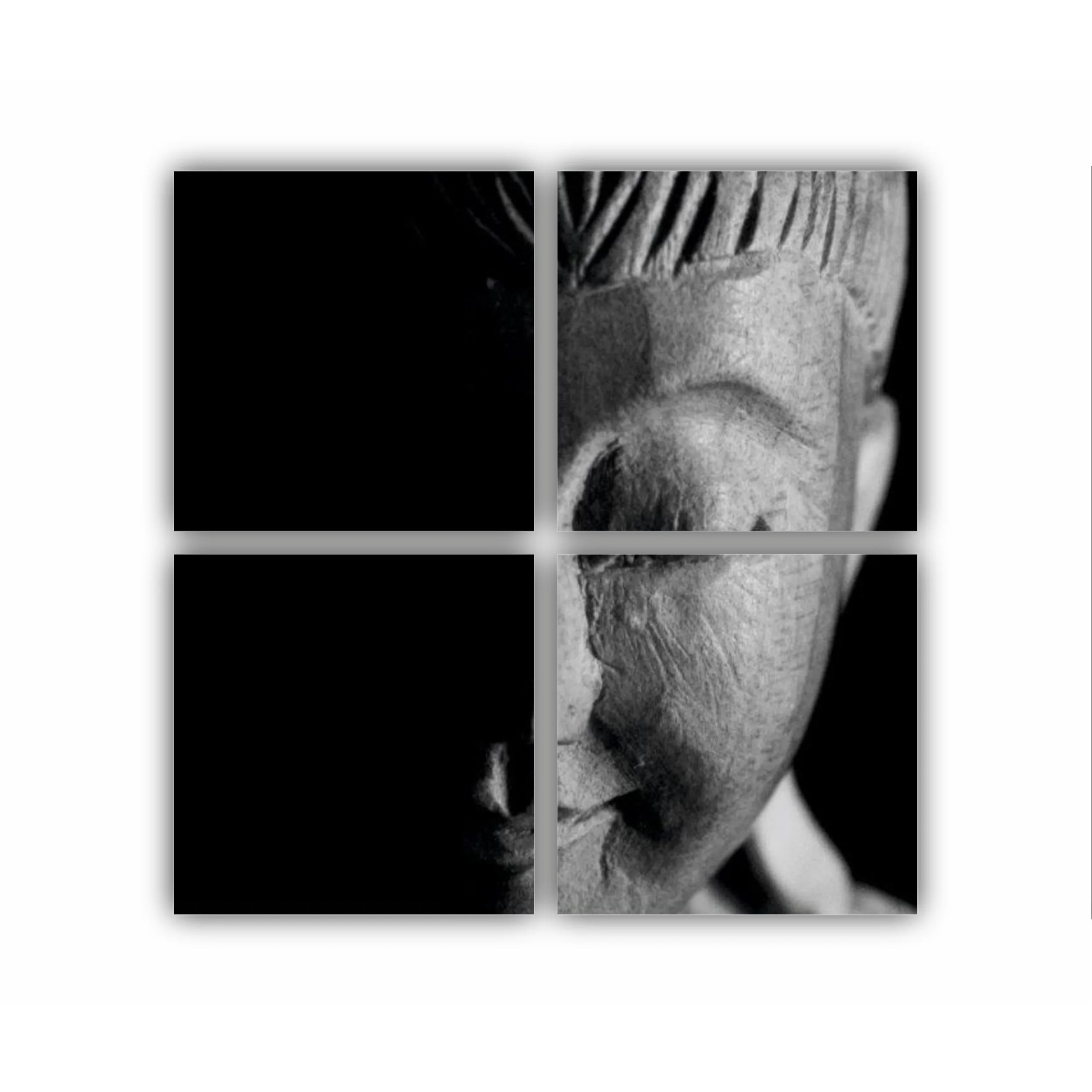 Buddha black and white