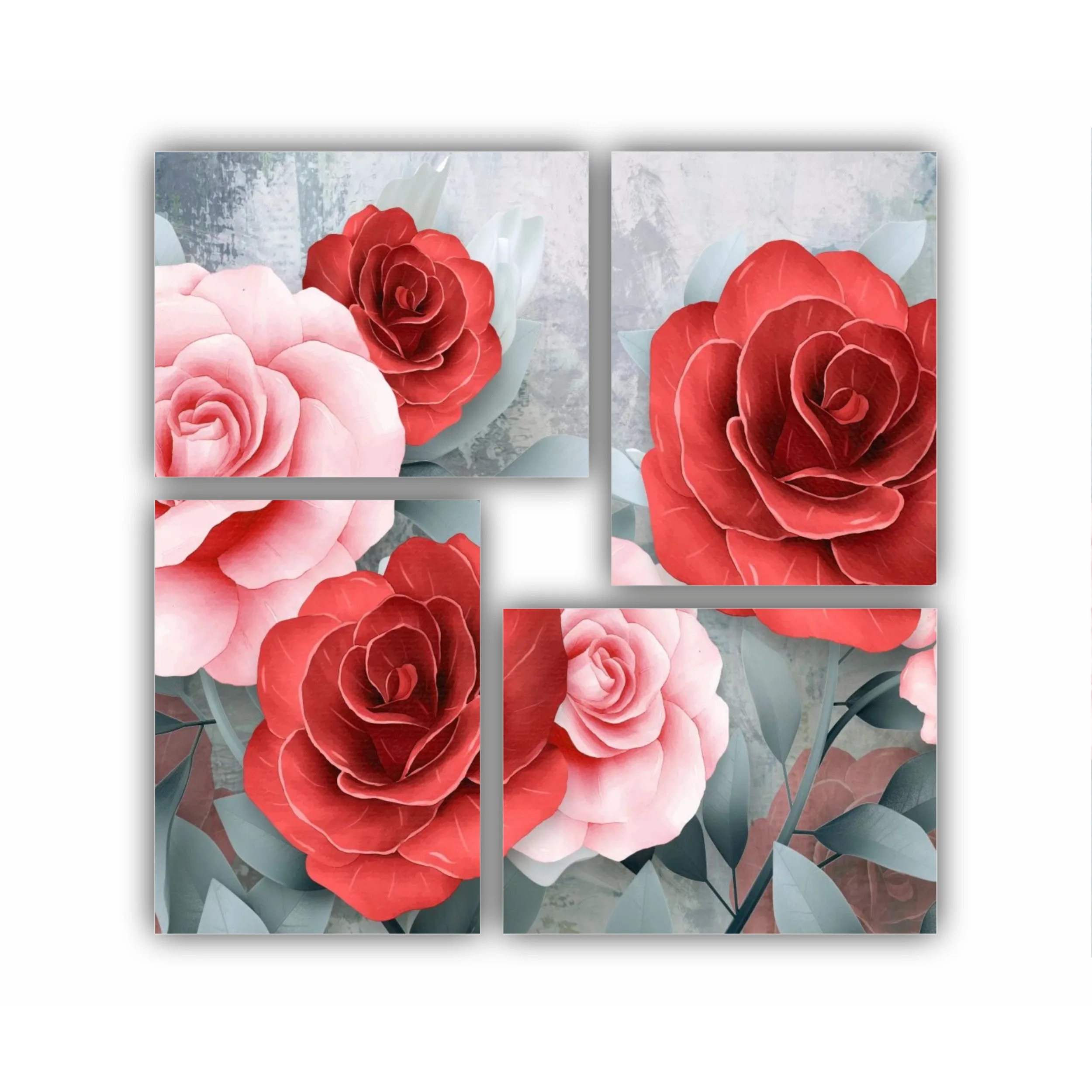 fundal floral modern ilustratie 3D 1