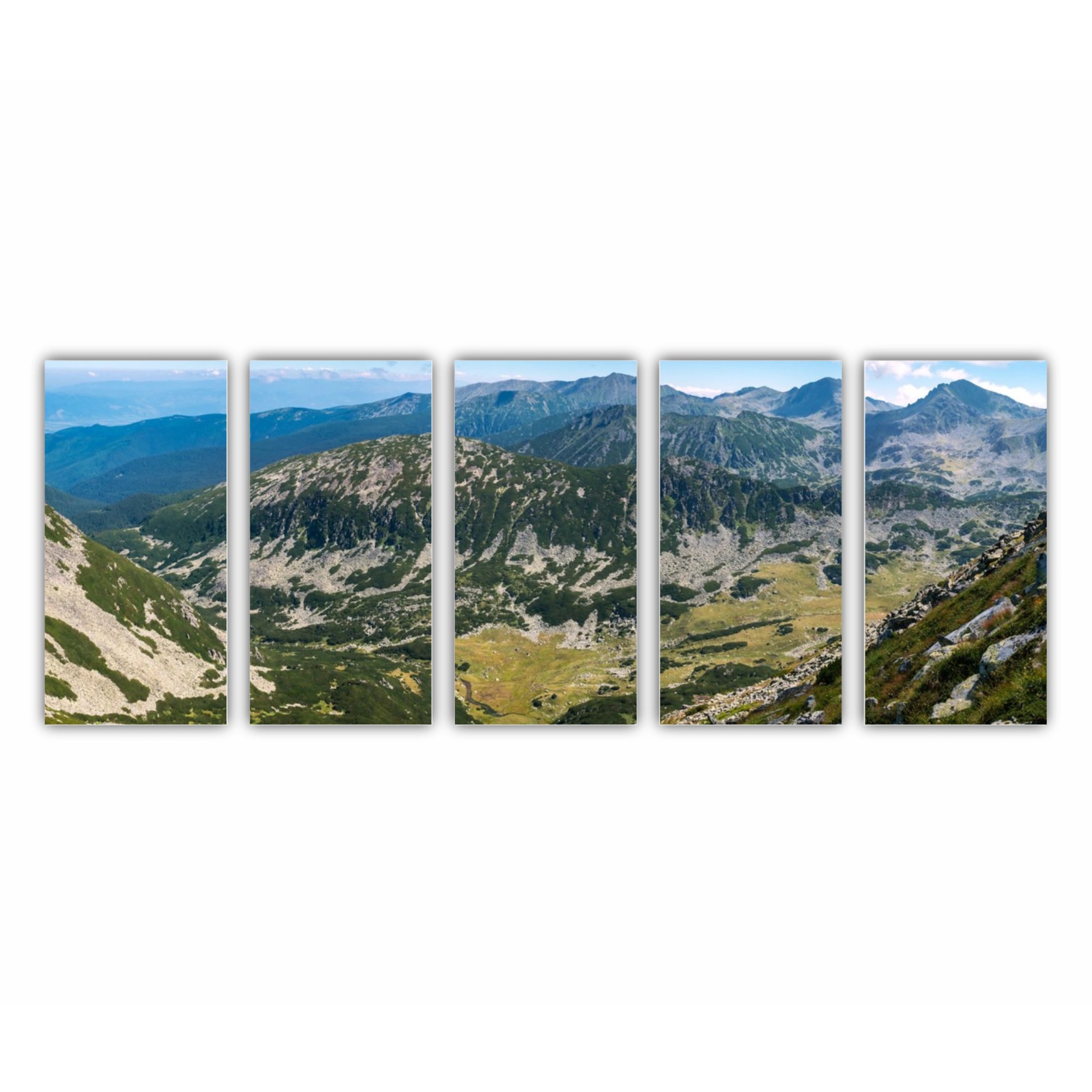 panoramic view over the Retezat National Park, Romania