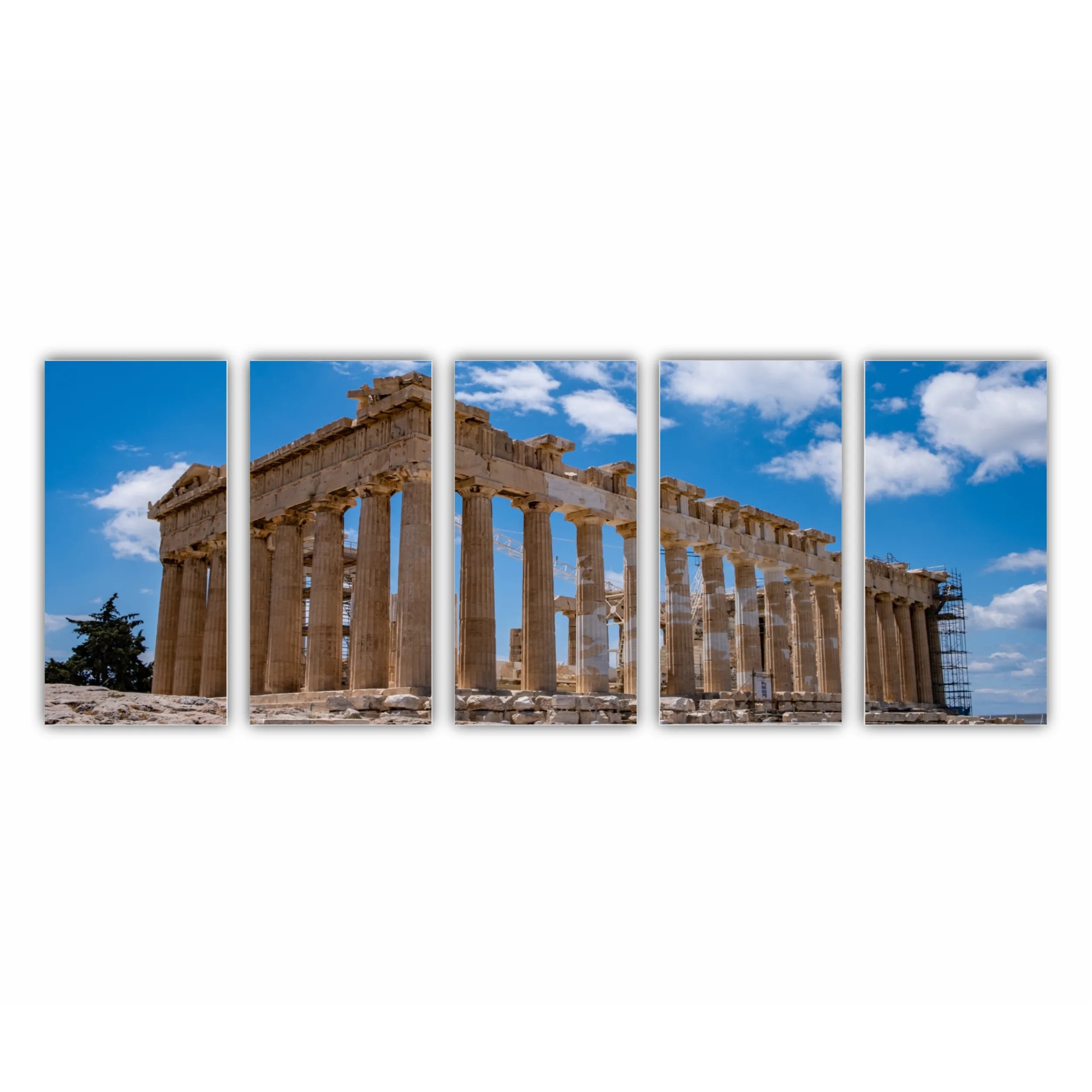 Templul Parthenon din Grecia pe acropole