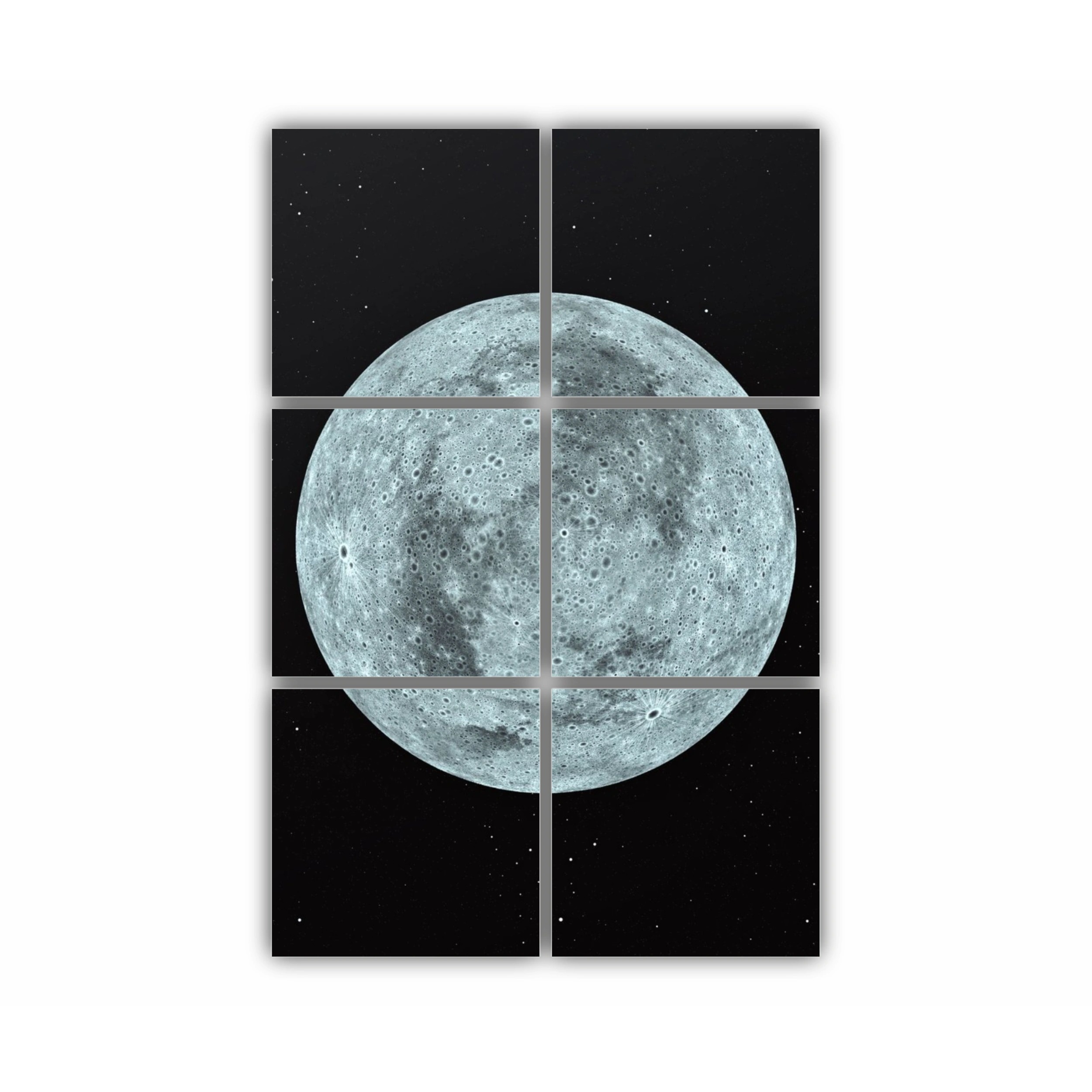 3D rendering of the moon - de ROBERTO SORIN