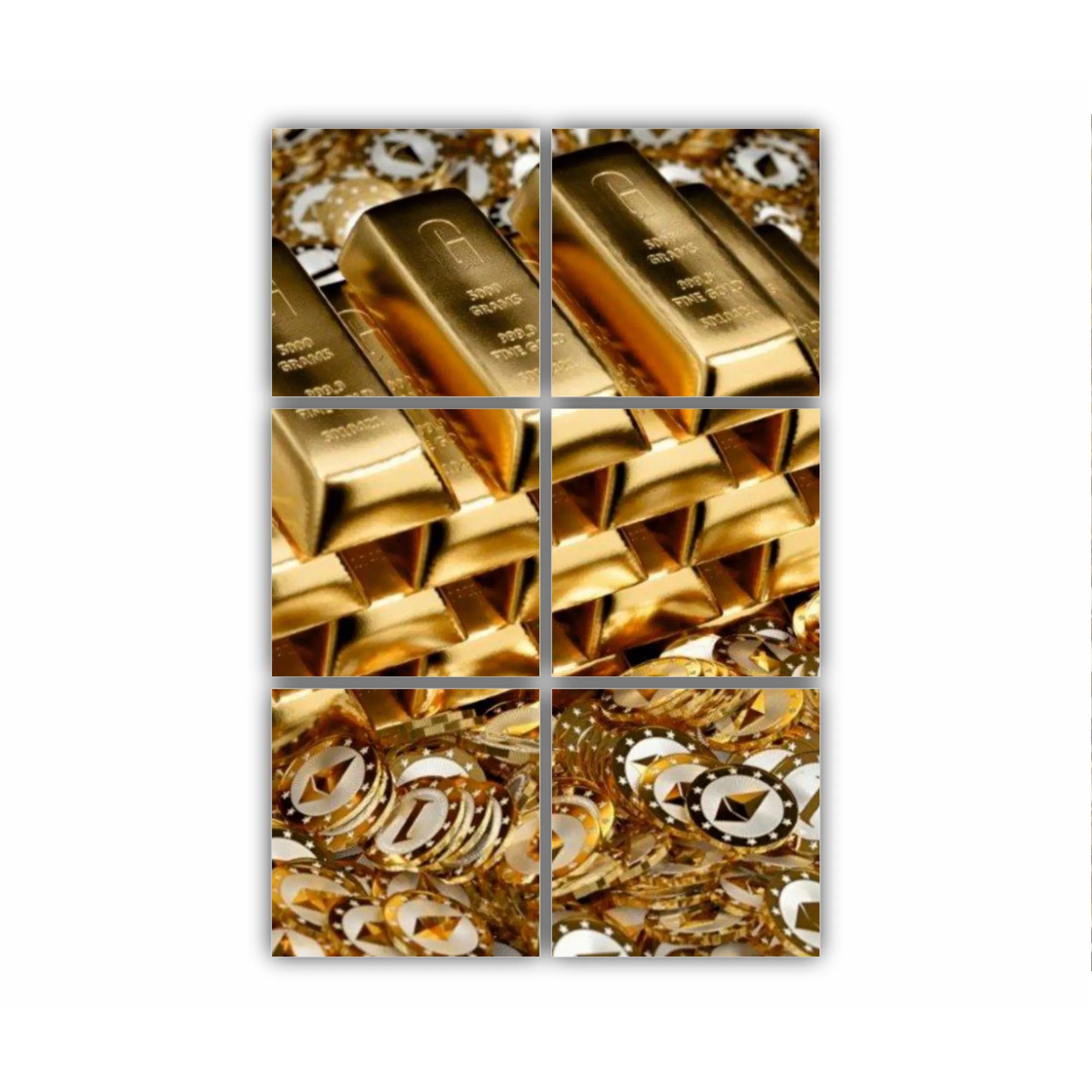 Golden bars and 