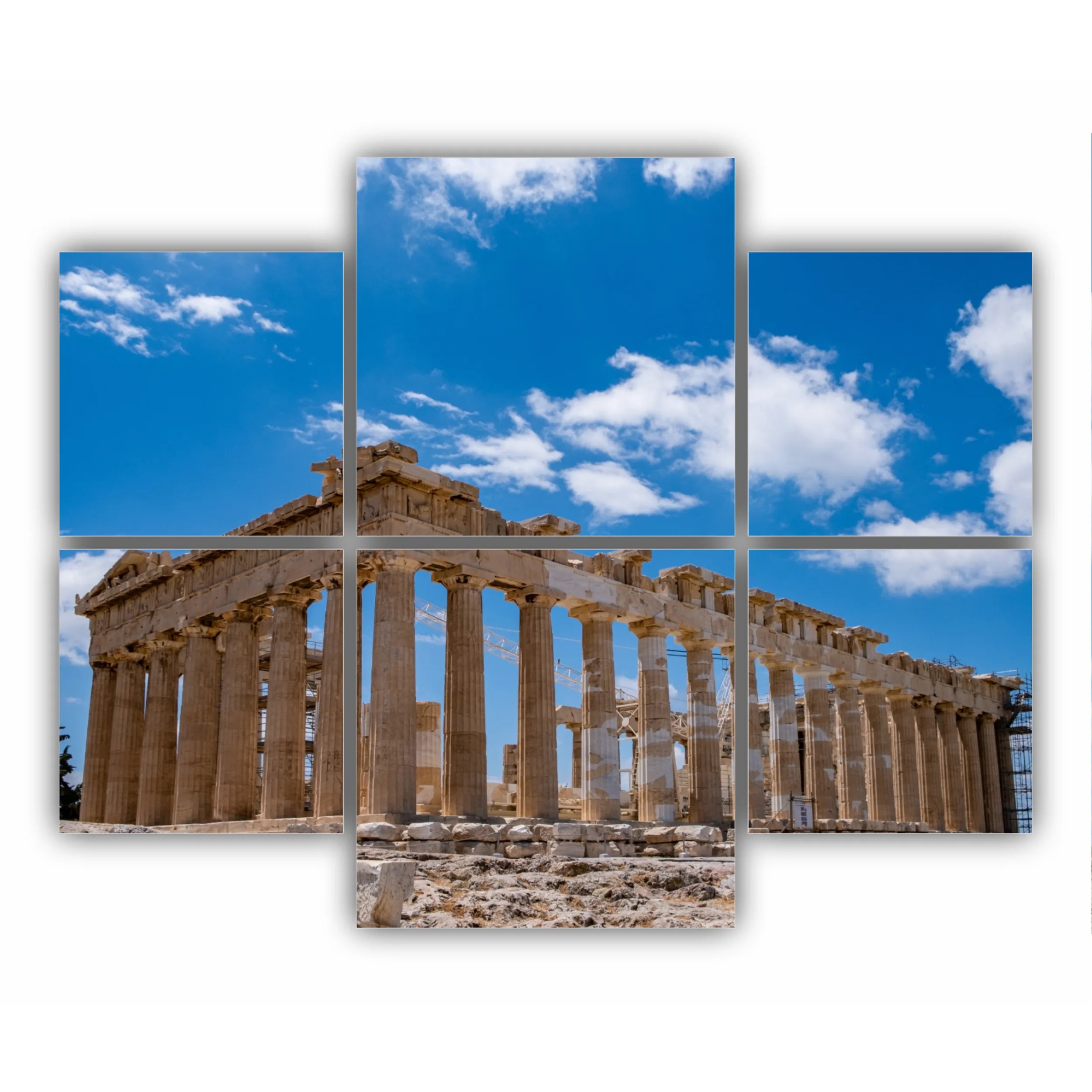 Templul Parthenon din Grecia pe acropole