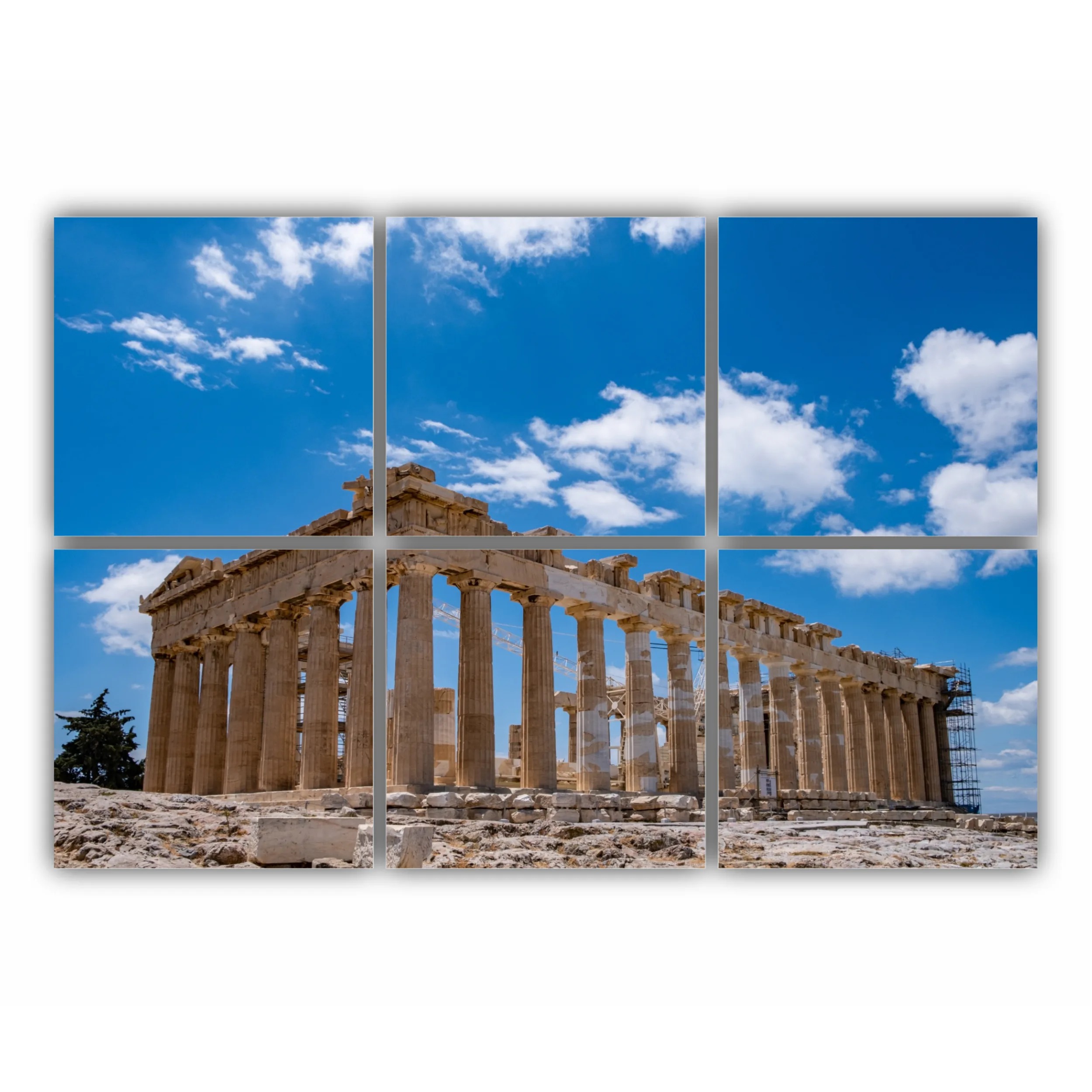 Greece parthenon temple on acropolis