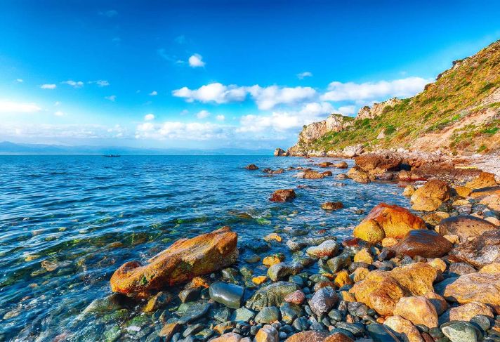 Cape Milazzo, Insula Sicilia, Italia